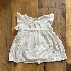 BCBGirls White Eyelet Baby Dress